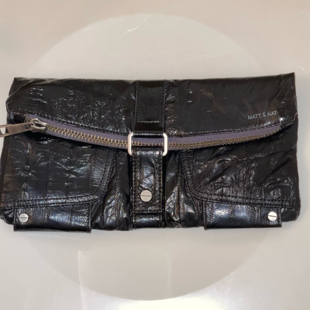 Matt & Nat Charcoal Women’s Clutch Bag